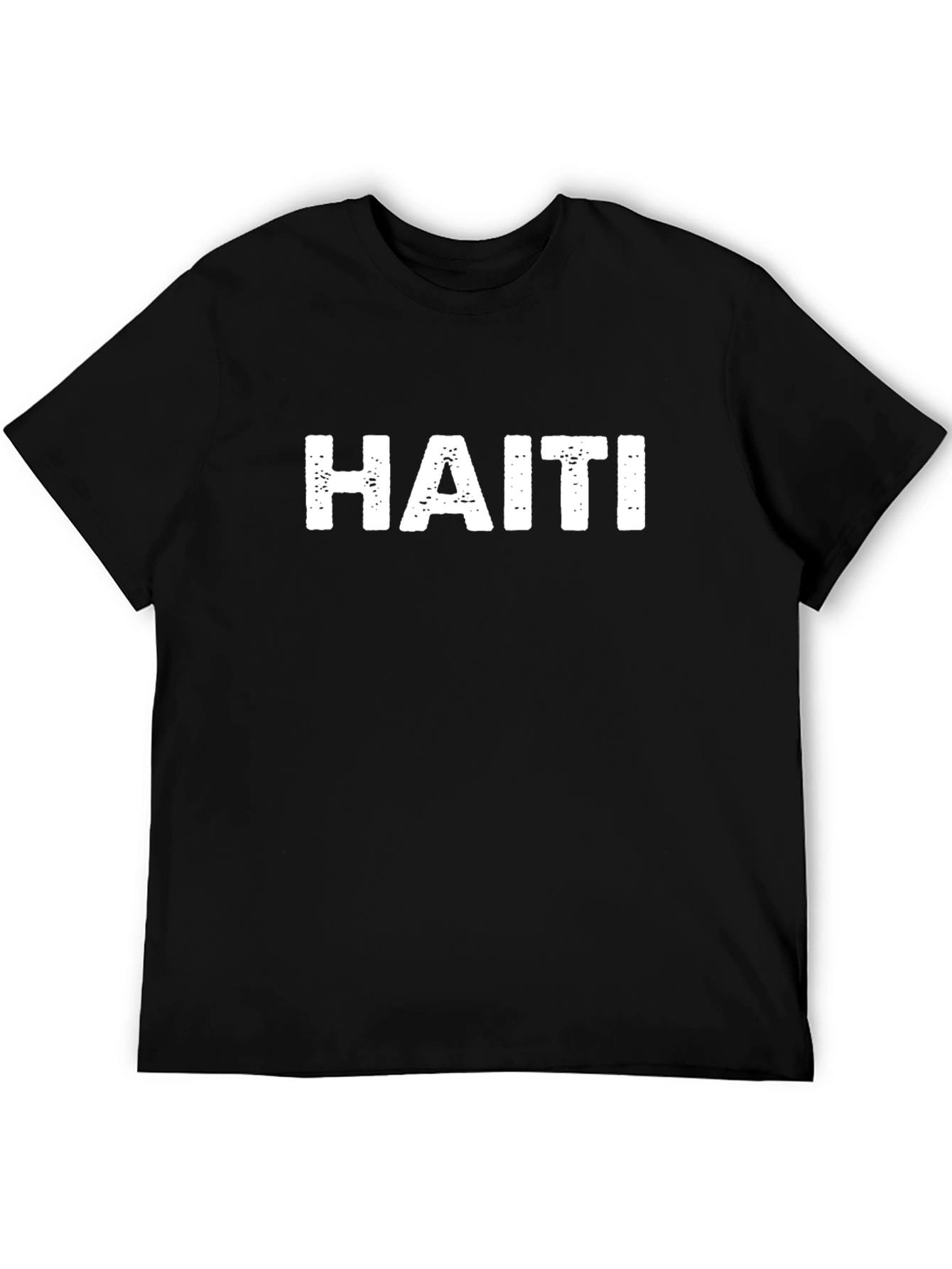 Haiti Pride Tee - Black Graphic T-Shirt