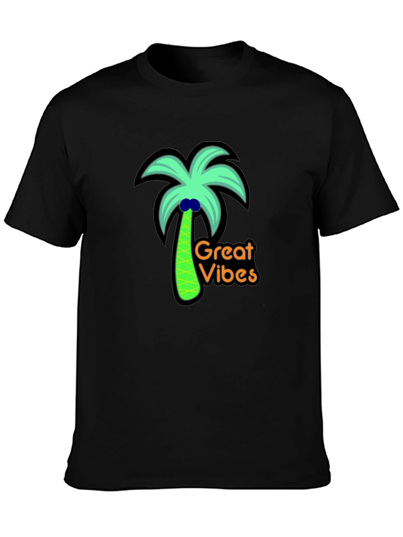 Great Vibes Palm Tree Graphic Tee