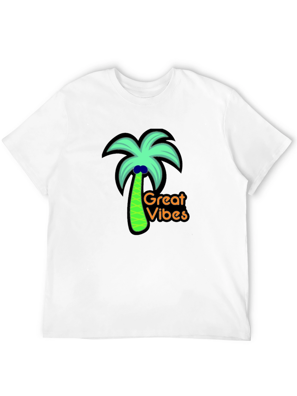 Great Vibes Palm Tree Graphic Tee