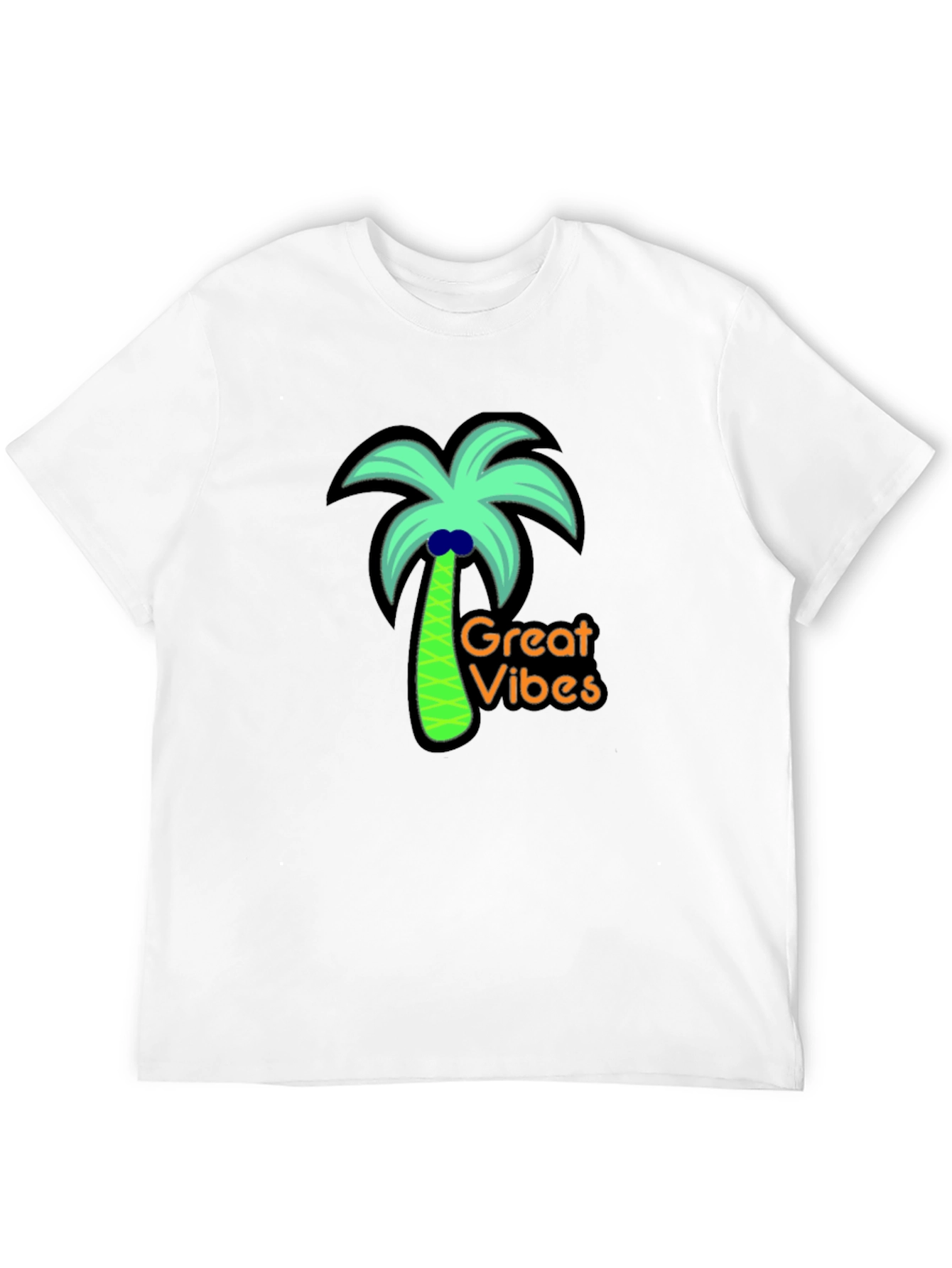 Great Vibes Palm Tree Graphic Tee