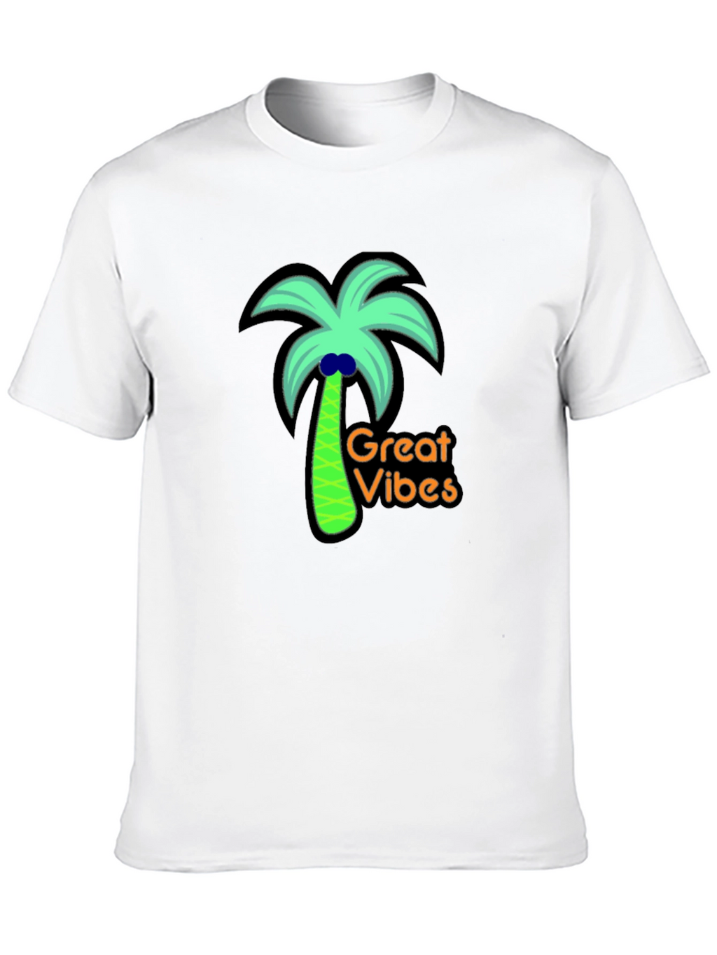Great Vibes Palm Tree Graphic Tee
