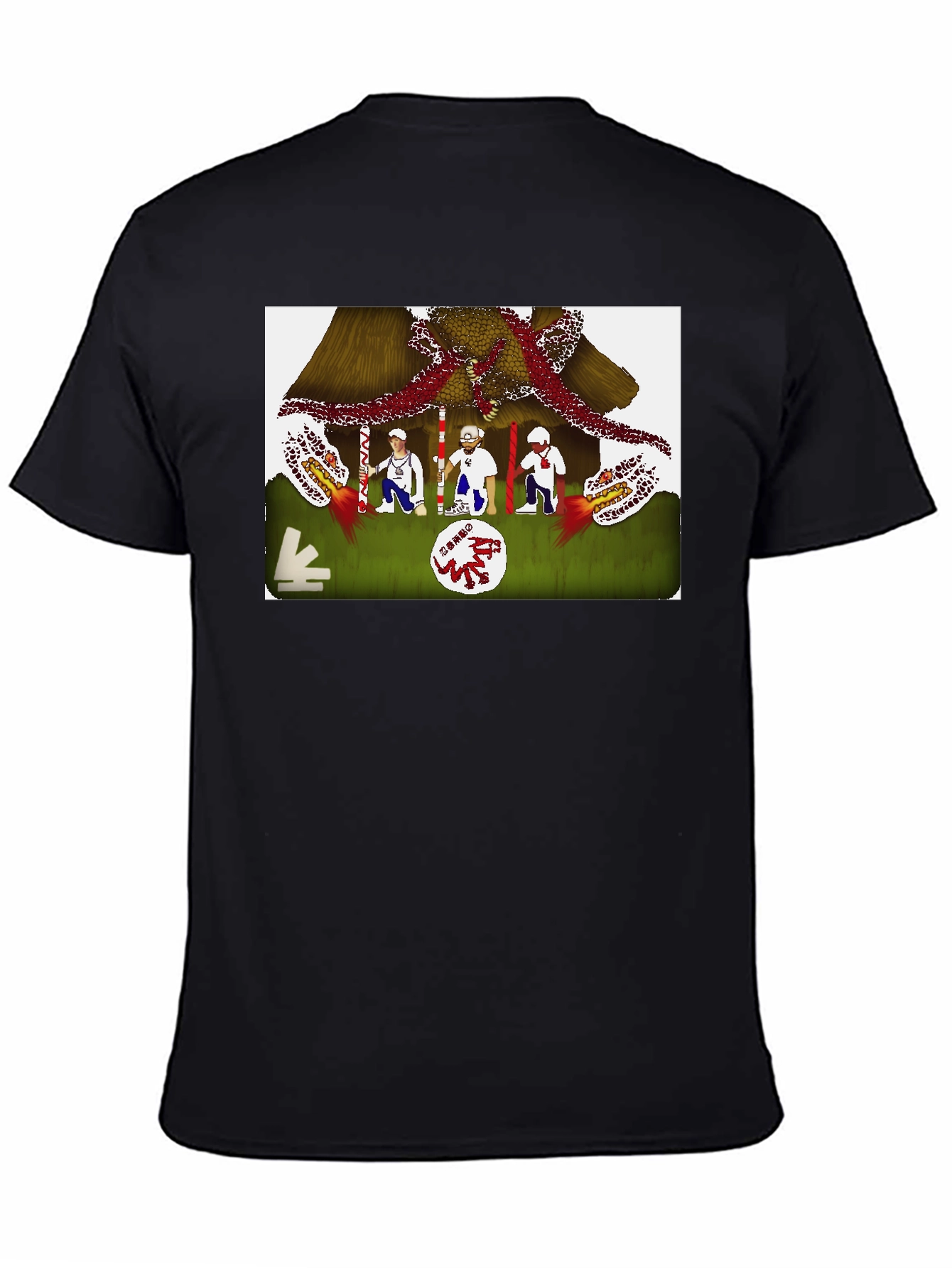 Novelty Graphic Tee - Unique Artistic Design