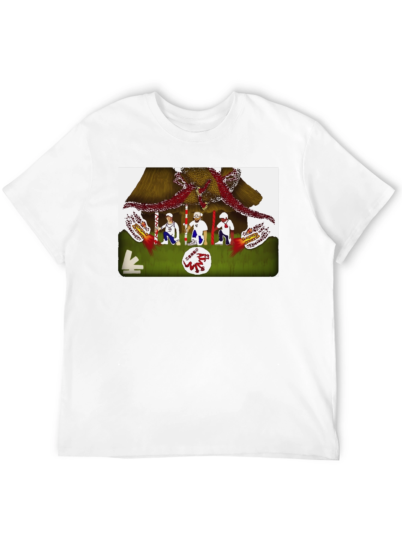 Novelty Graphic Tee - Unique Artistic Design