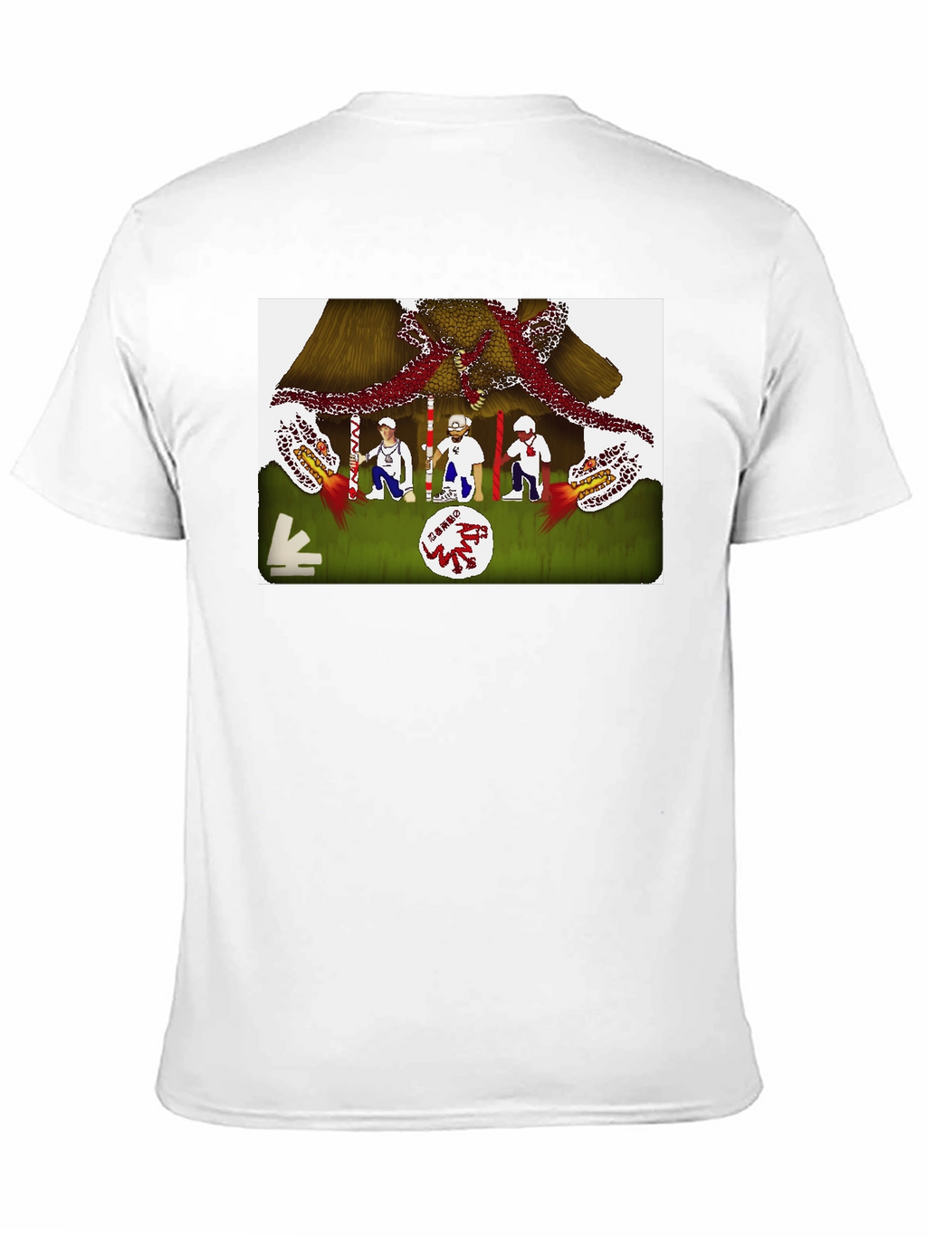 Novelty Graphic Tee - Unique Artistic Design