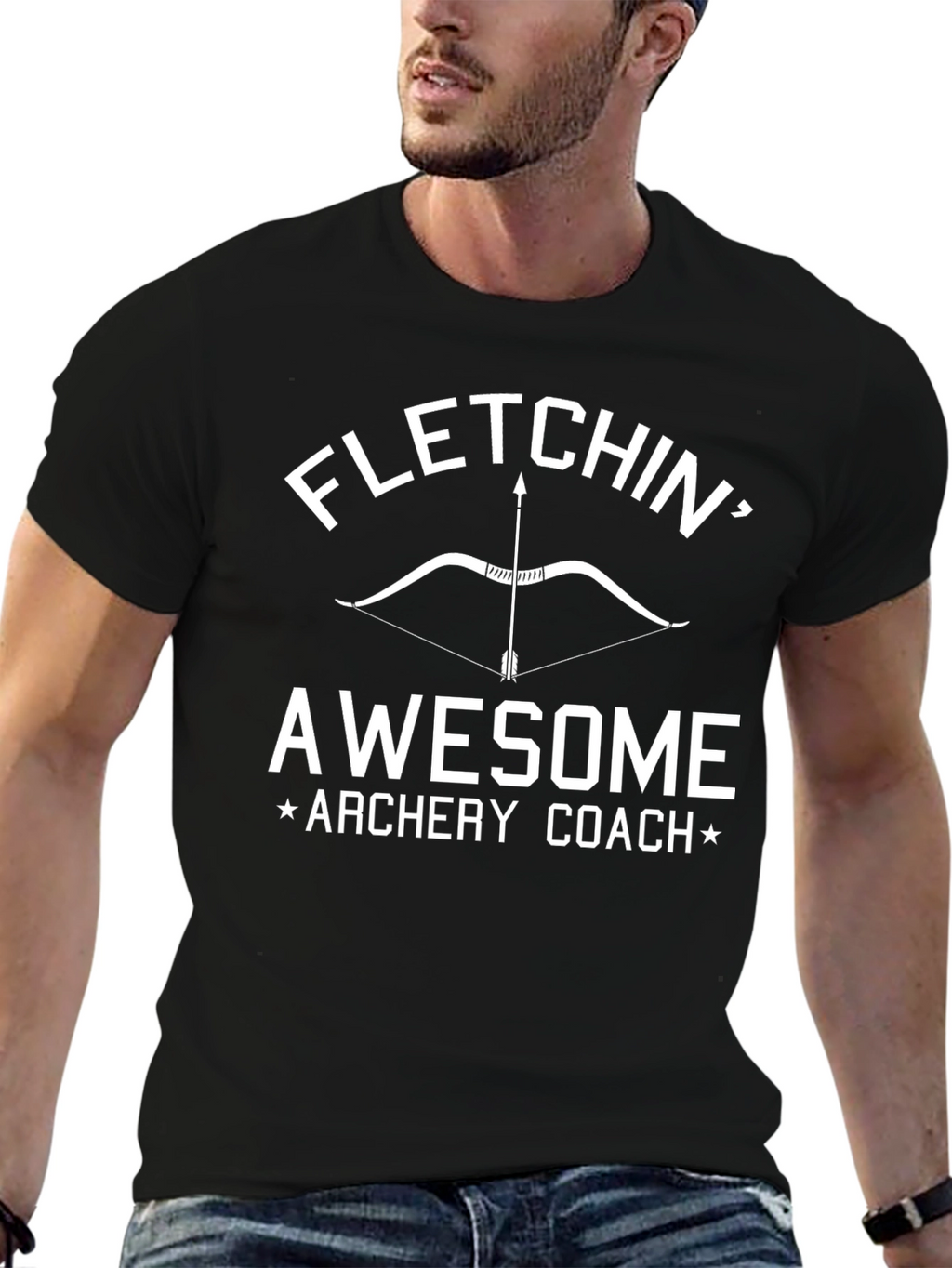 Fletchin Awesome Archery Coach T-Shirt