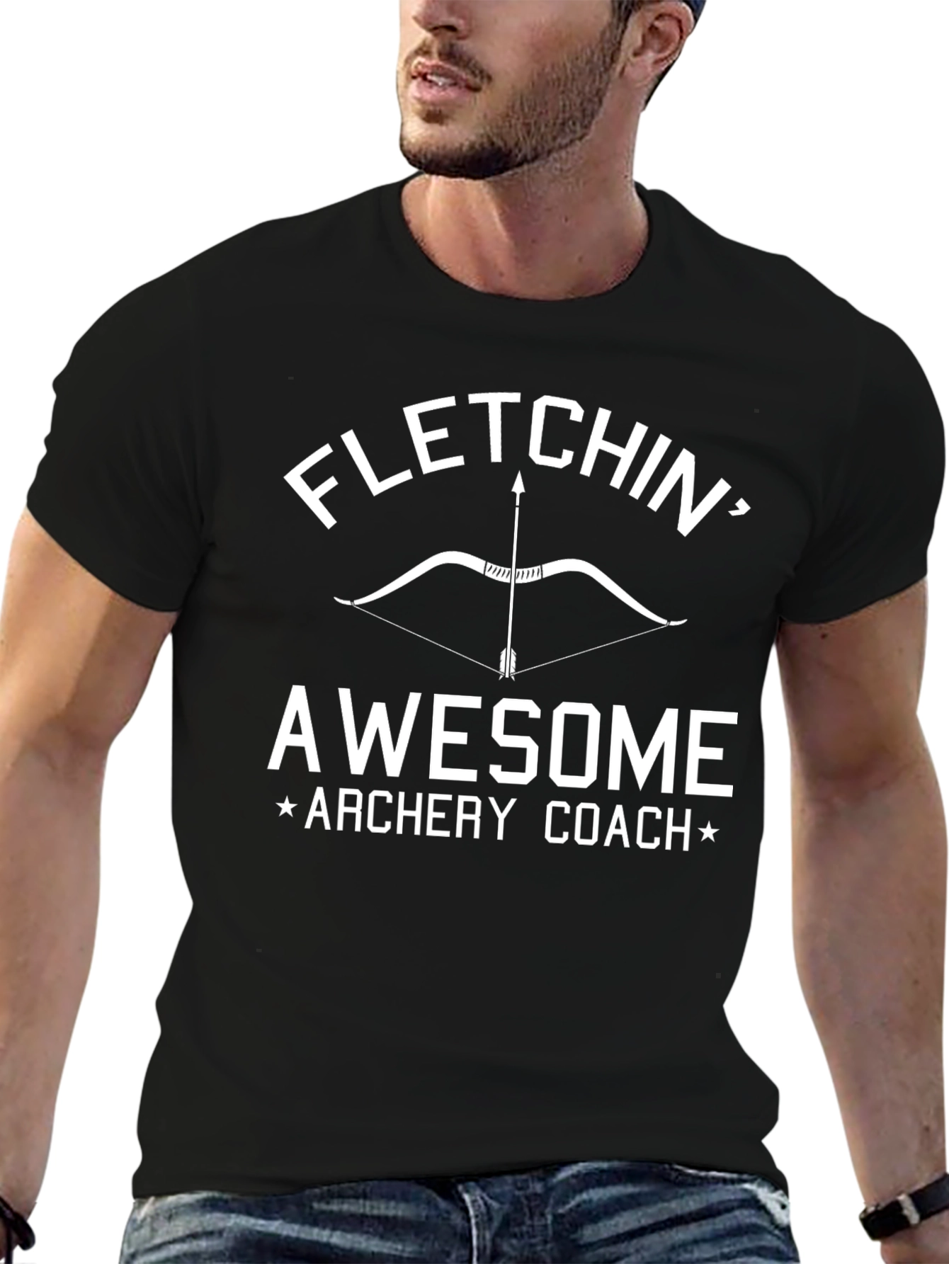 Fletchin Awesome Archery Coach T-Shirt