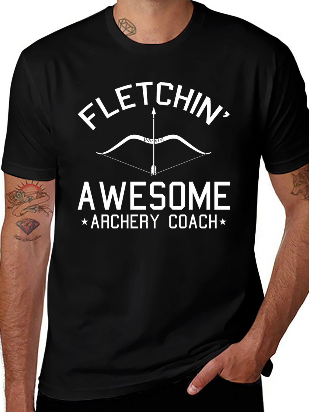 Fletchin Awesome Archery Coach T-Shirt