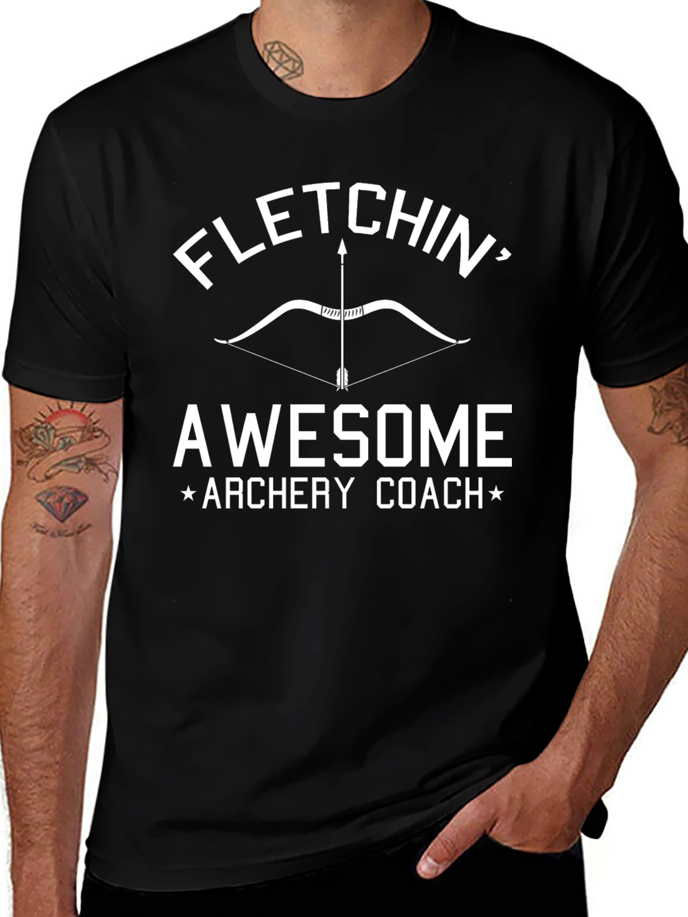 Fletchin Awesome Archery Coach T-Shirt