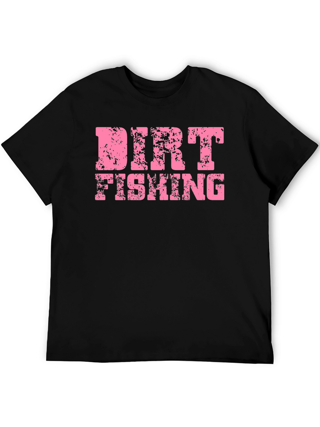 Dirt Fishing Graphic T-Shirt - Black