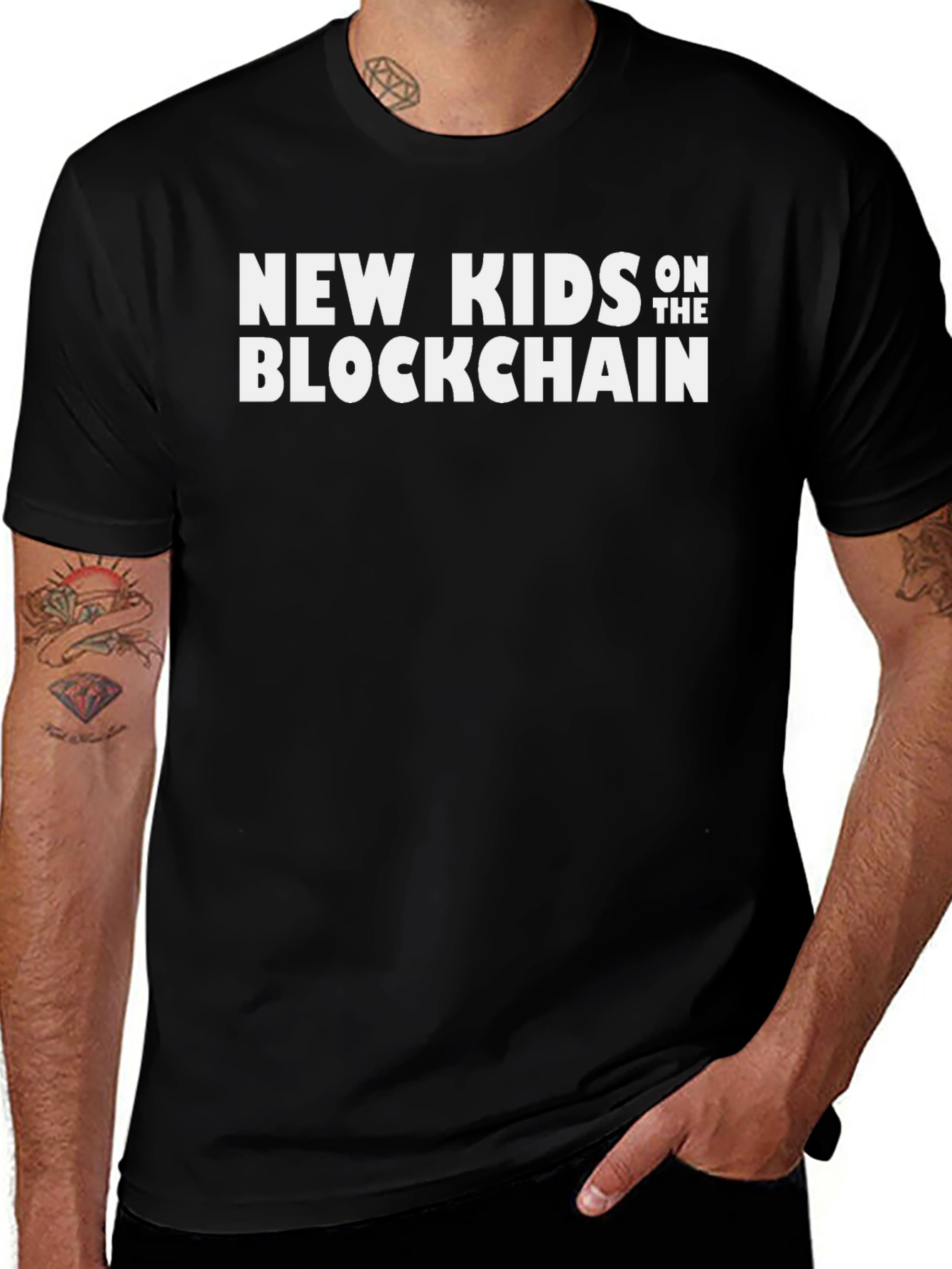 New Kids On The Blockchain Graphic Tee