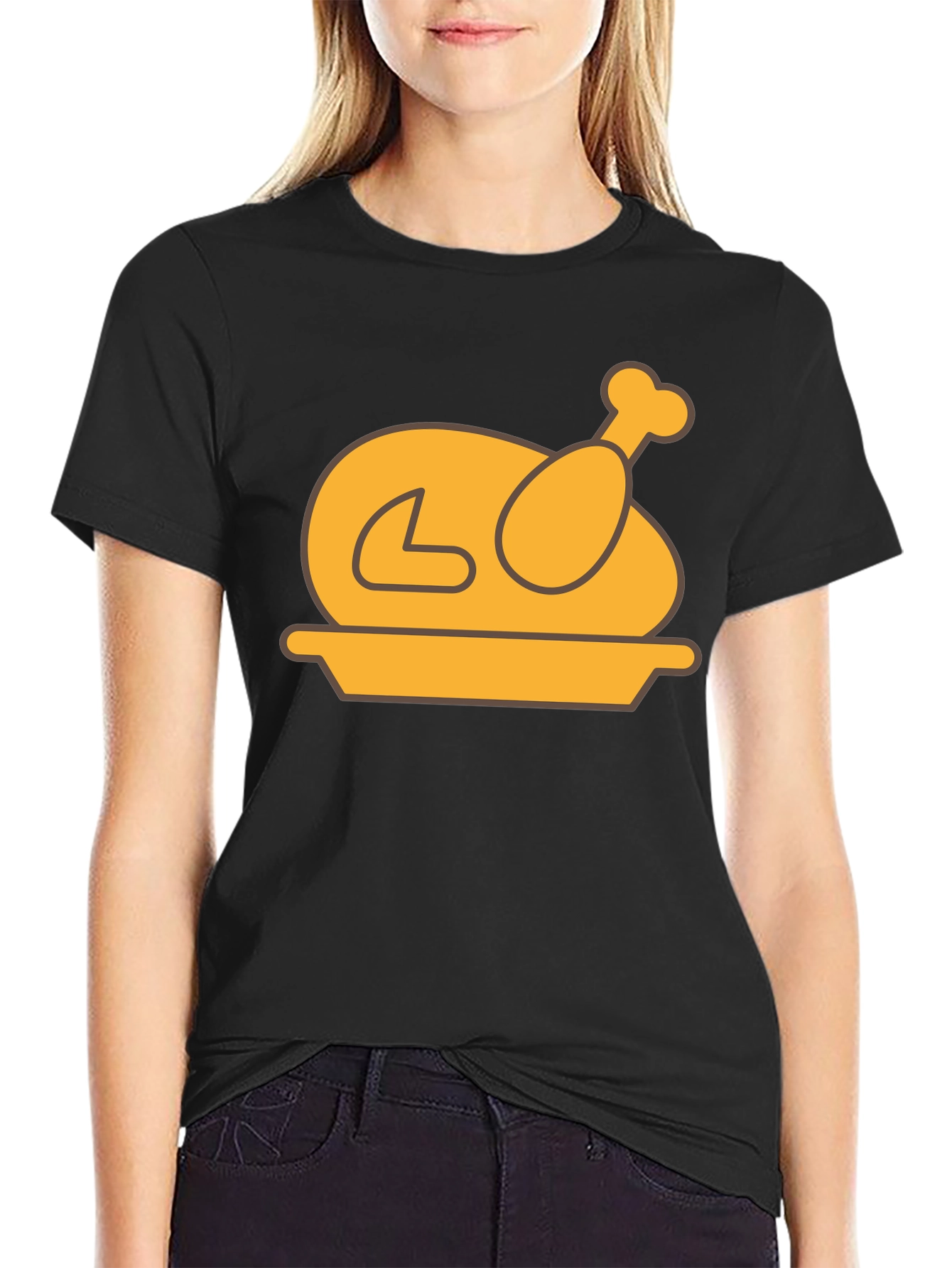 Thanksgiving Turkey T-Shirt - Black Holiday Tee