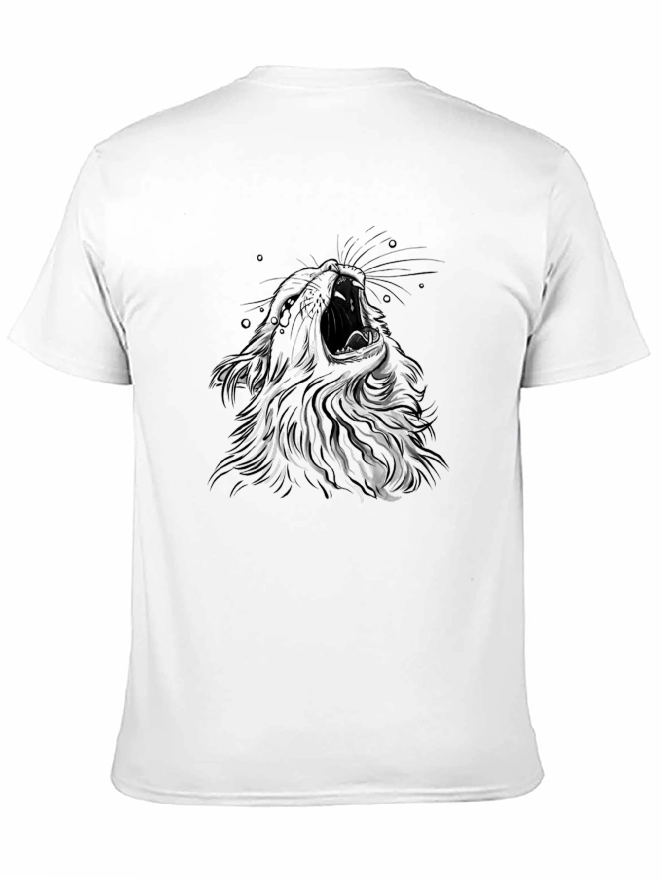 Roaring Lion Graphic T-Shirt - Mens Black Tee