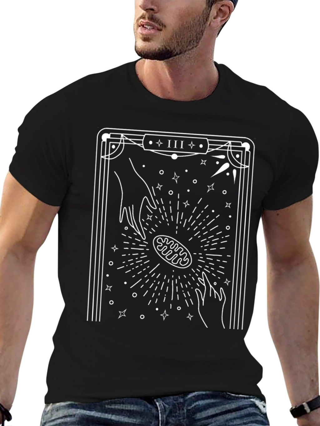 Mystic Mitochondria Tarot Card T-Shirt
