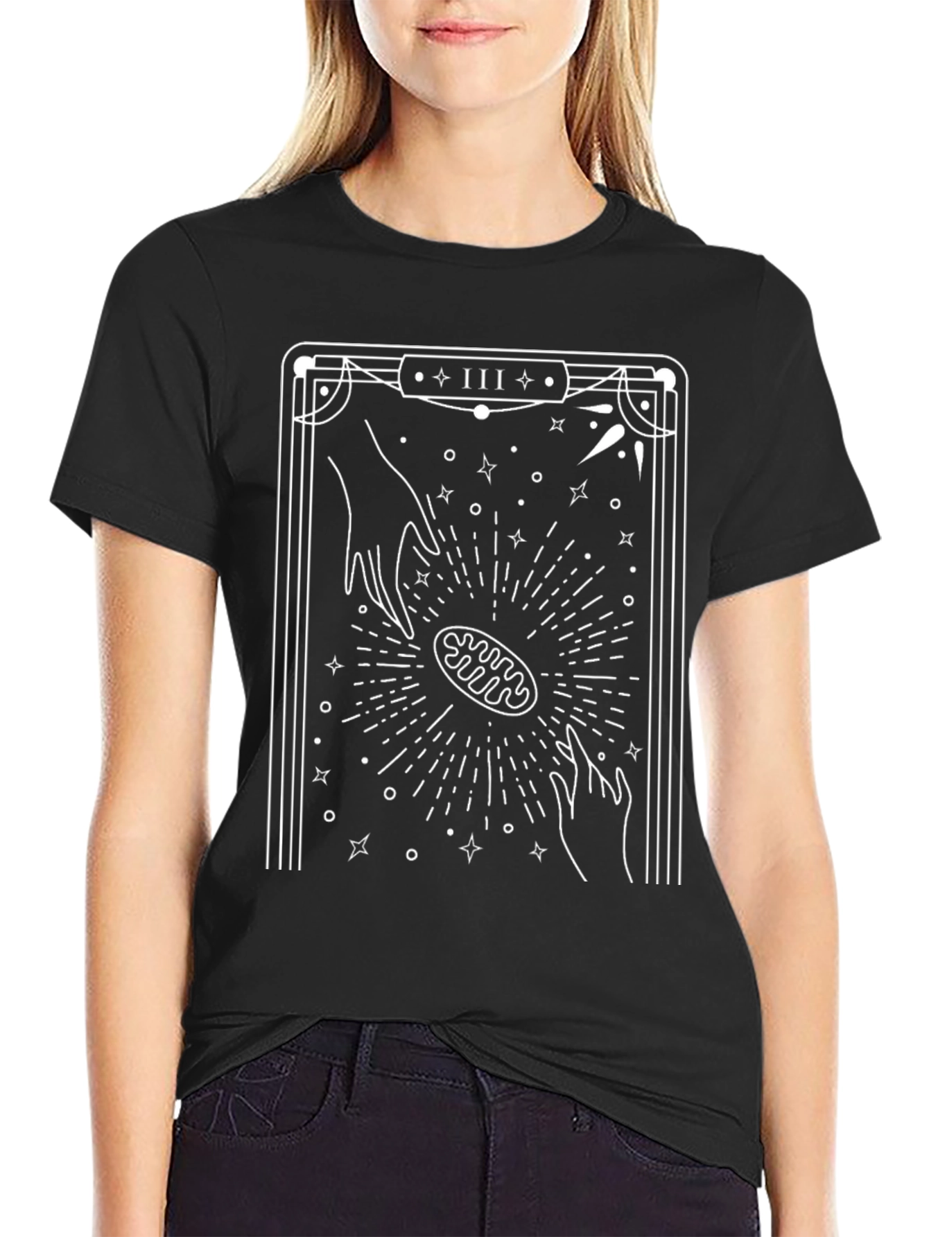 Mystic Mitochondria Tarot Card T-Shirt
