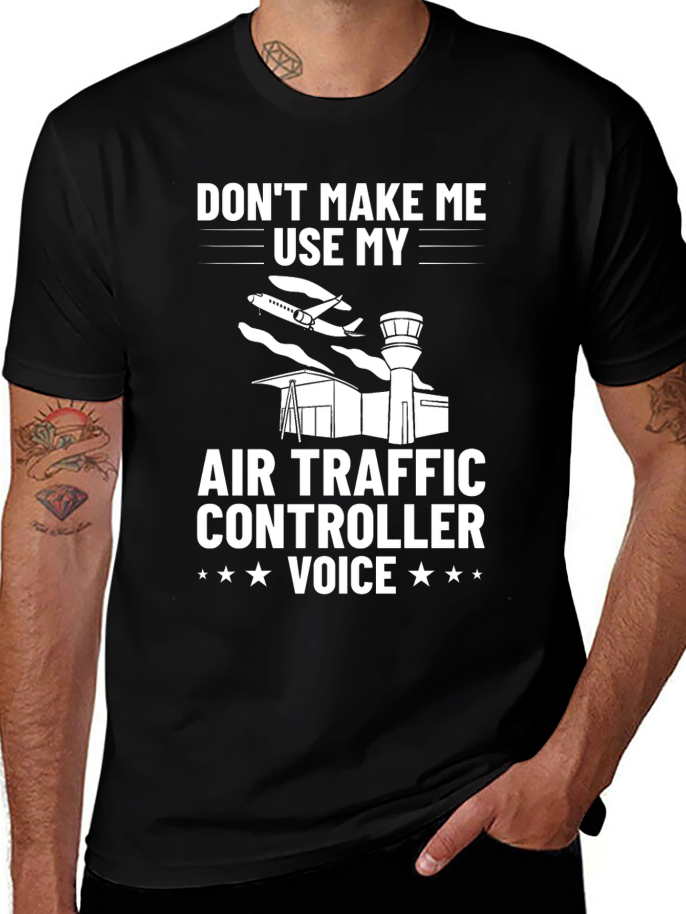 Air Traffic Controller Voice T-Shirt - Funny Aviation Tee