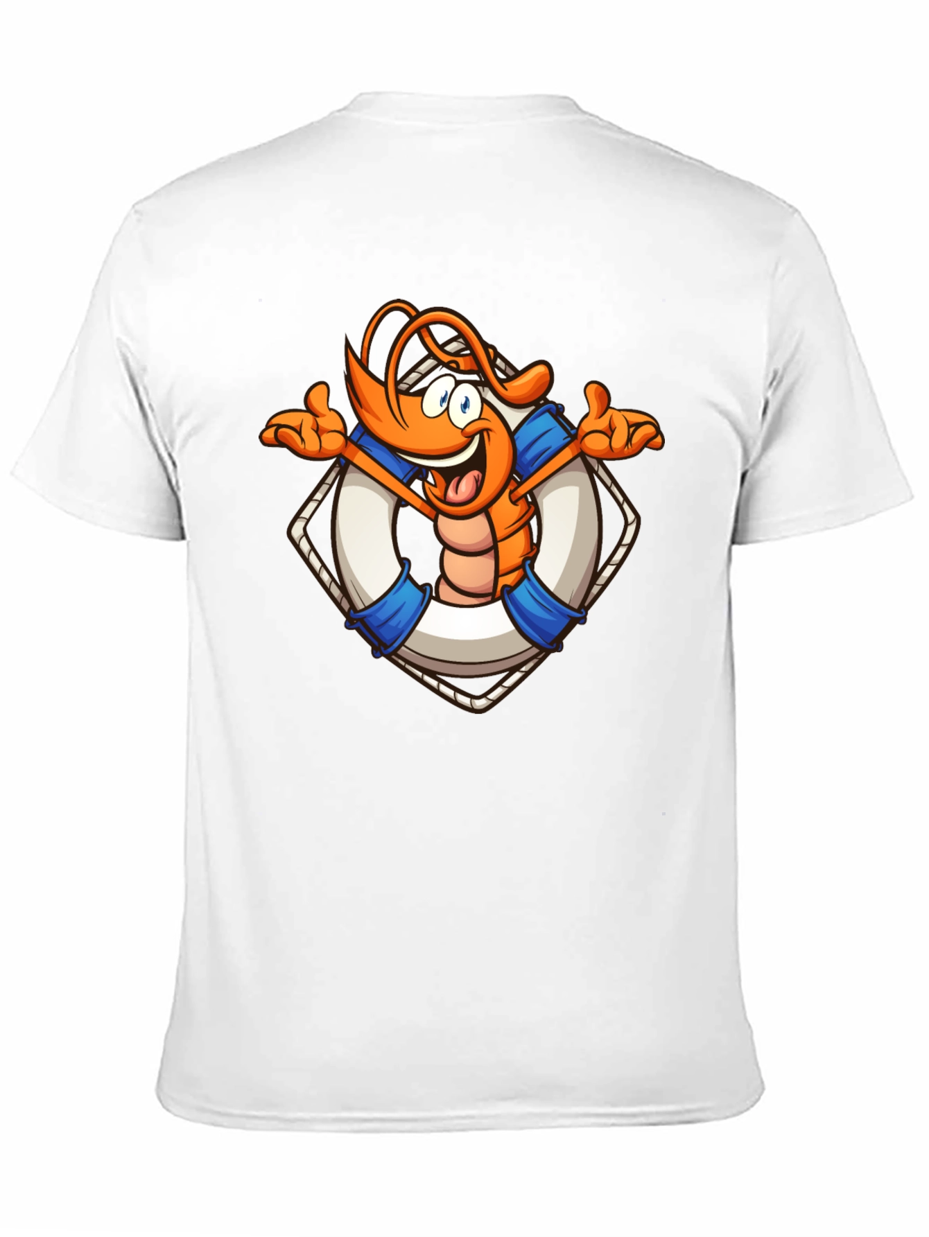 Shrimp Life Preserver Graphic Tee