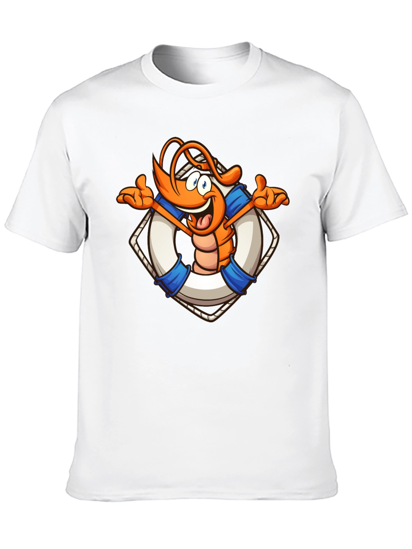 Shrimp Life Preserver Graphic Tee