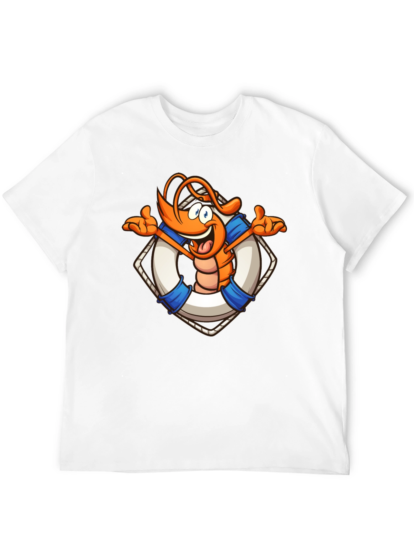 Shrimp Life Preserver Graphic Tee