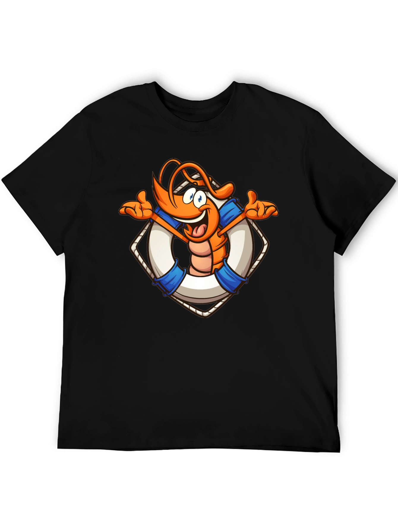 Shrimp Life Preserver Graphic Tee