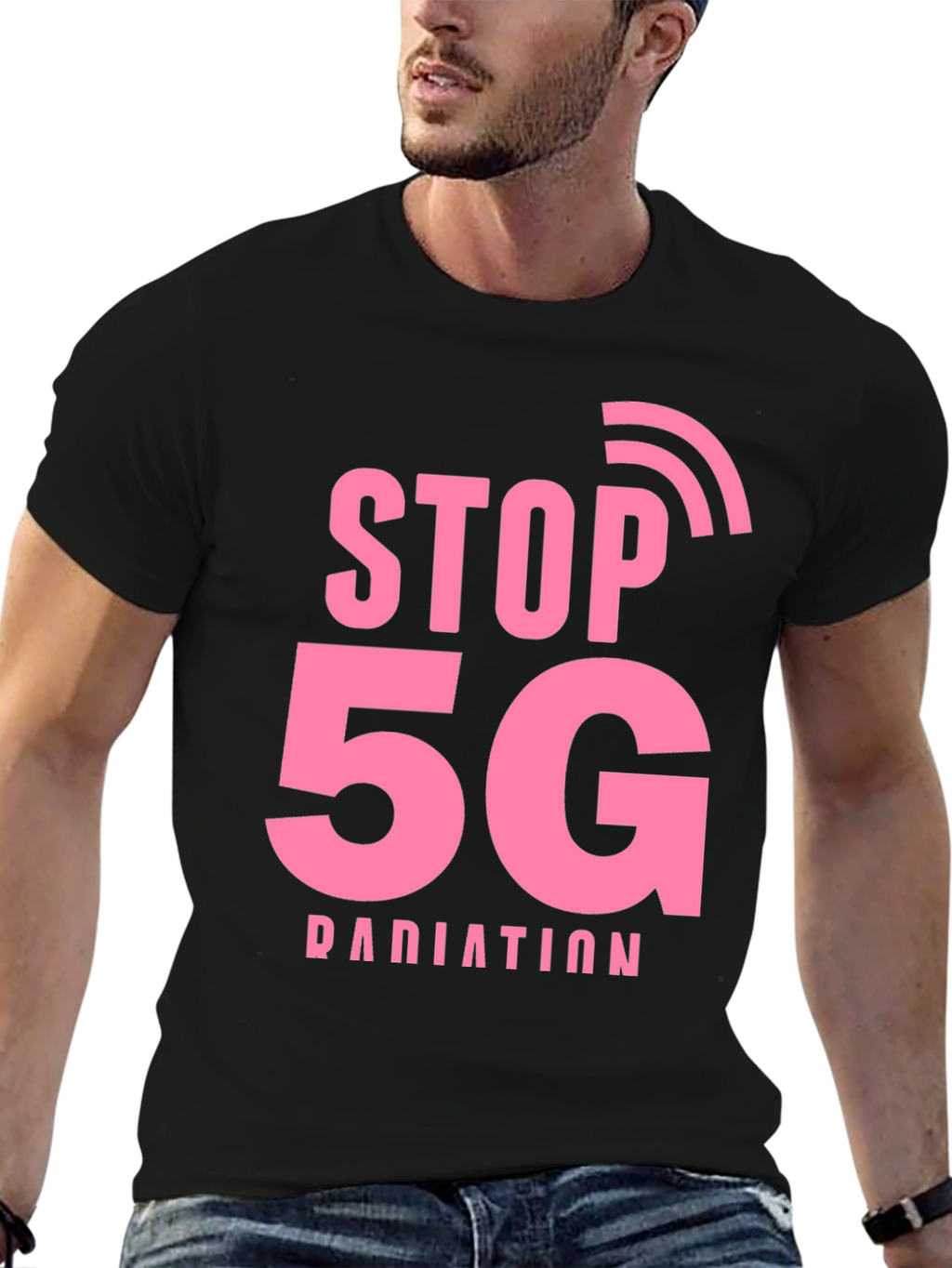 Stop 5G Radiation T-Shirt - Protest Tee