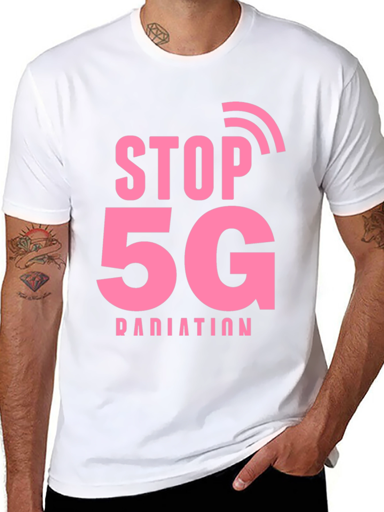 Stop 5G Radiation T-Shirt - Protest Tee