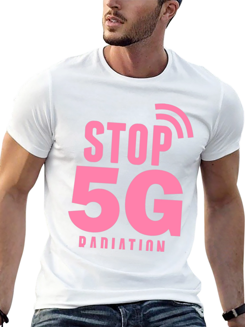 Stop 5G Radiation T-Shirt - Protest Tee