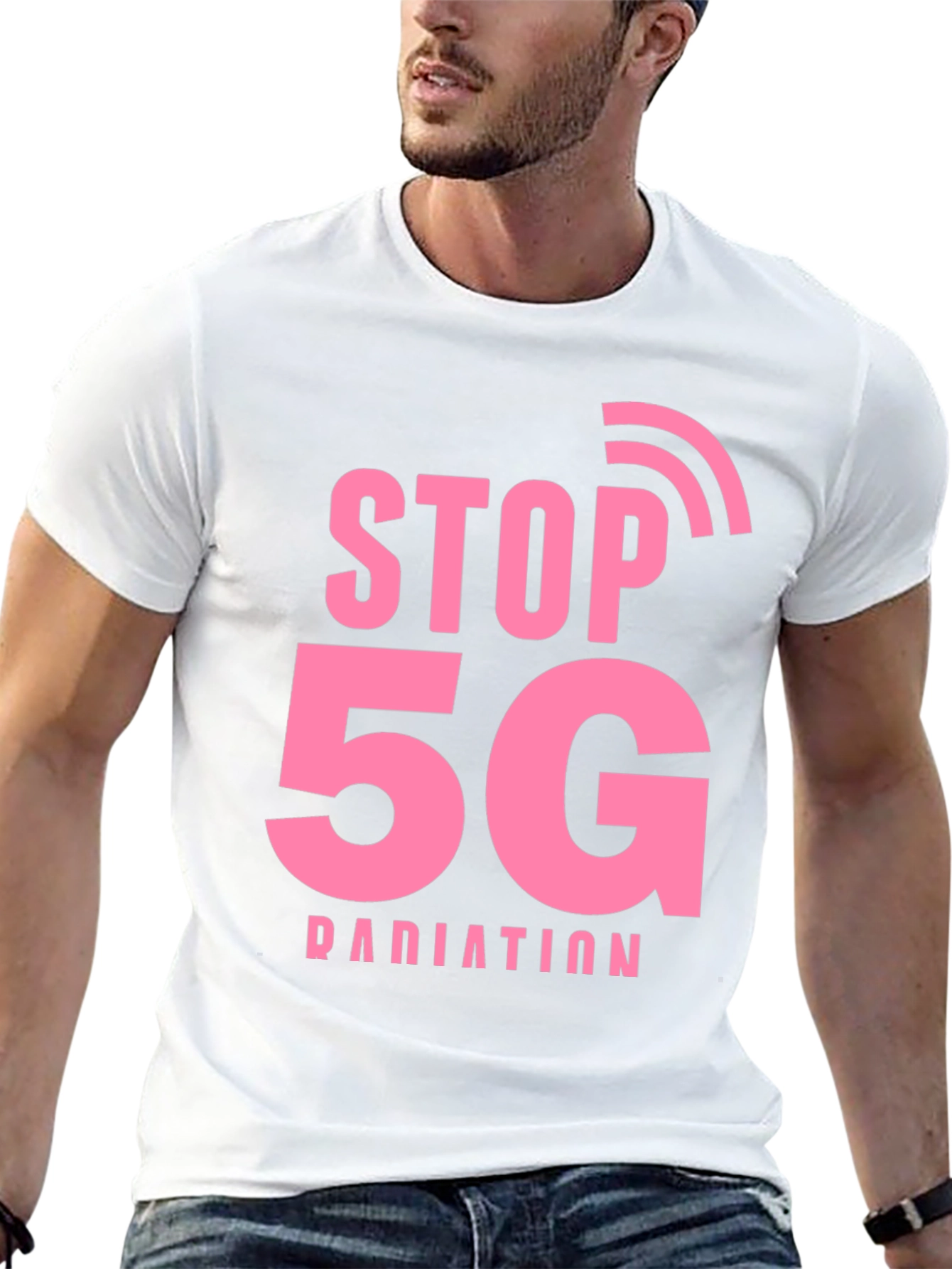 Stop 5G Radiation T-Shirt - Protest Tee