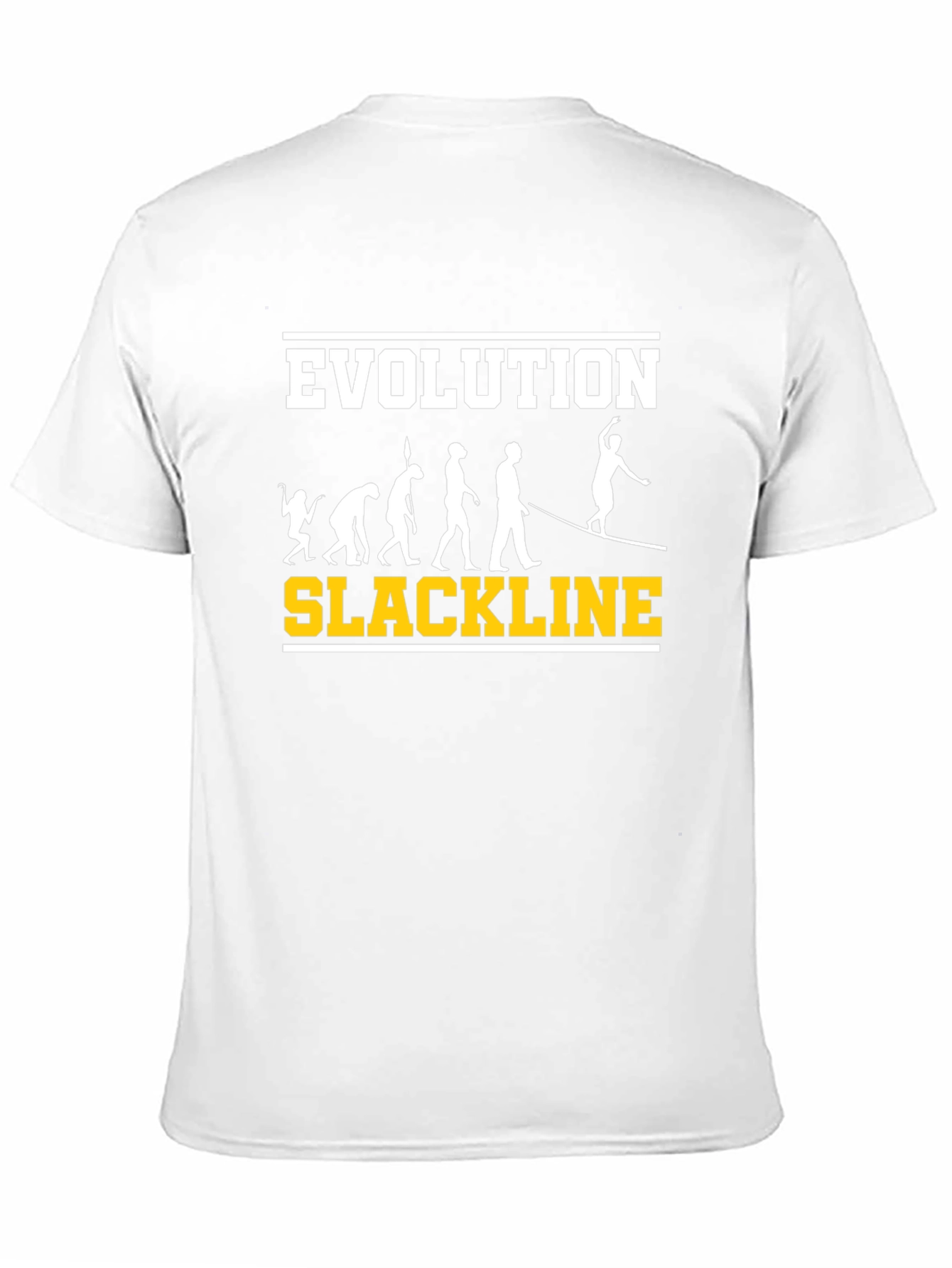 Evolution Slackline T-Shirt: Balance & Progress Tee