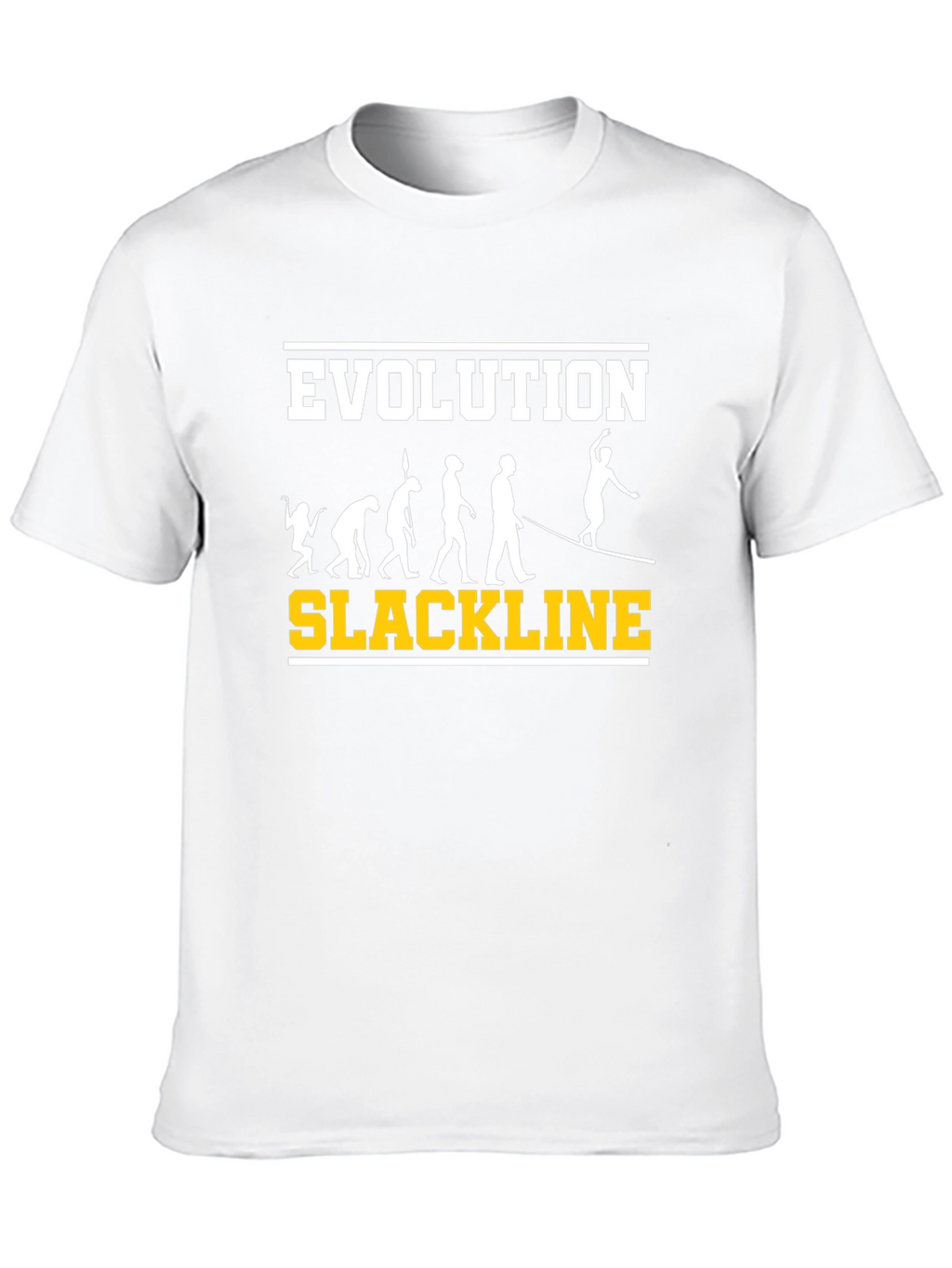 Evolution Slackline T-Shirt: Balance & Progress Tee