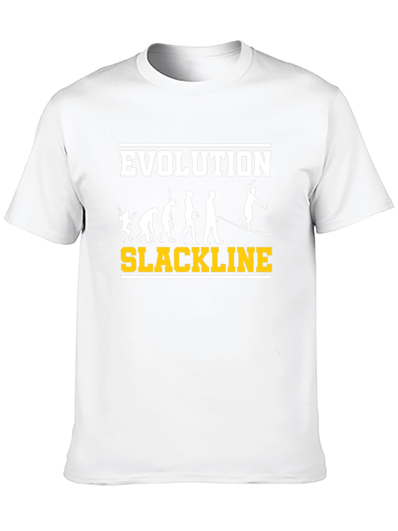 Evolution Slackline T-Shirt: Balance & Progress Tee