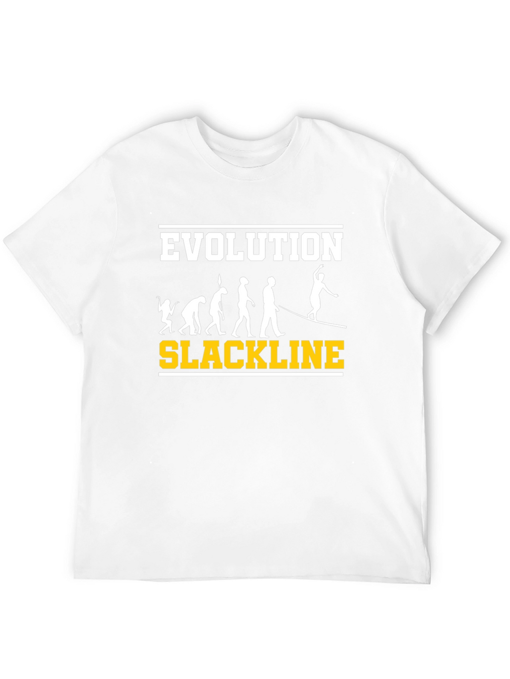 Evolution Slackline T-Shirt: Balance & Progress Tee