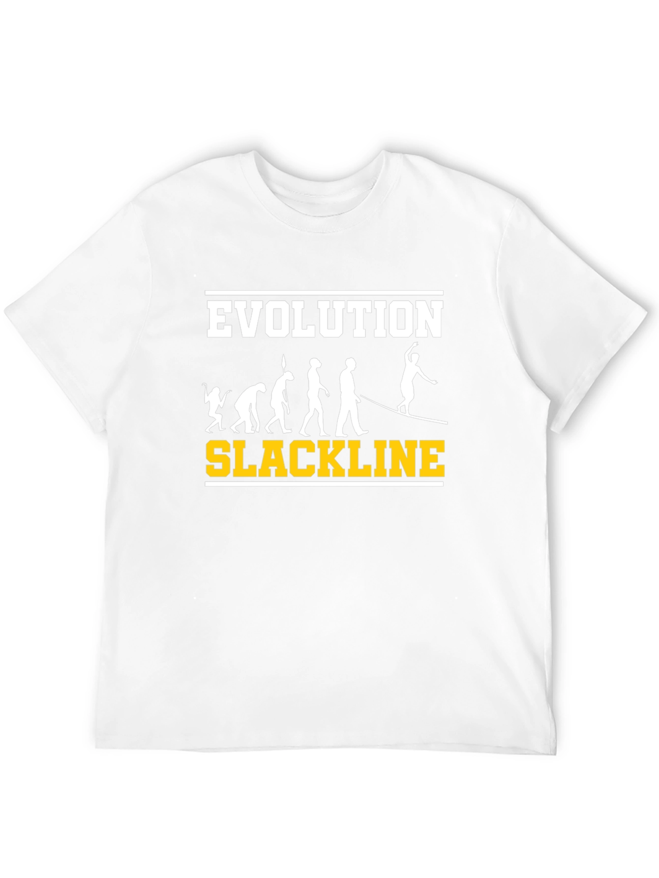 Evolution Slackline T-Shirt: Balance & Progress Tee