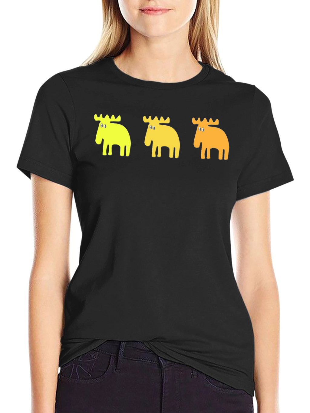 Moose Graphic Tee - Black T-Shirt
