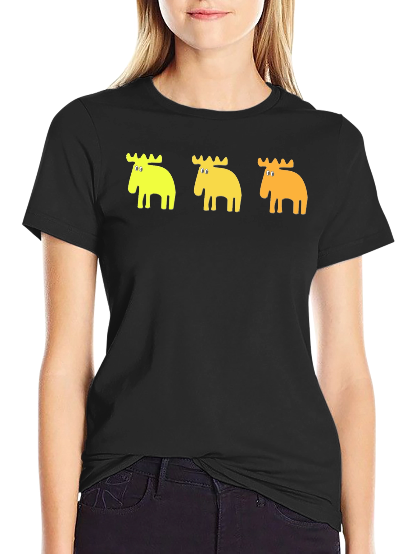 Moose Graphic Tee - Black T-Shirt