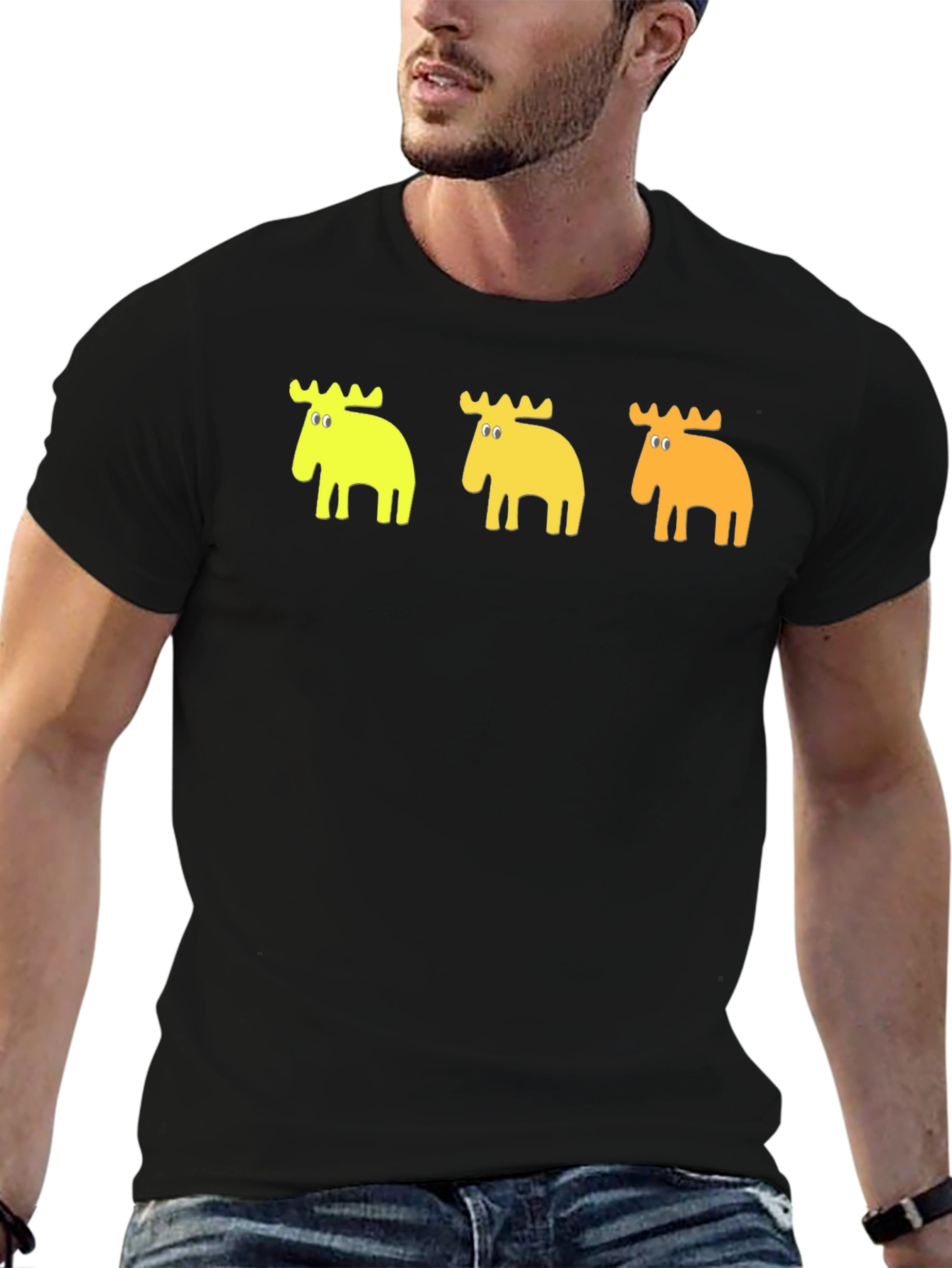 Moose Graphic Tee - Black T-Shirt