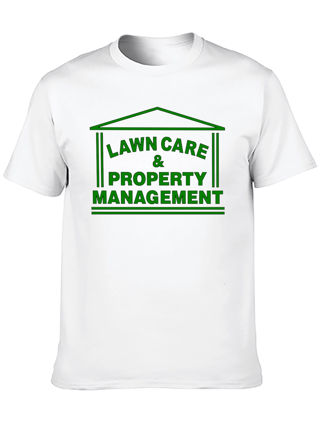 Lawn Care & Property Management Black T-Shirt