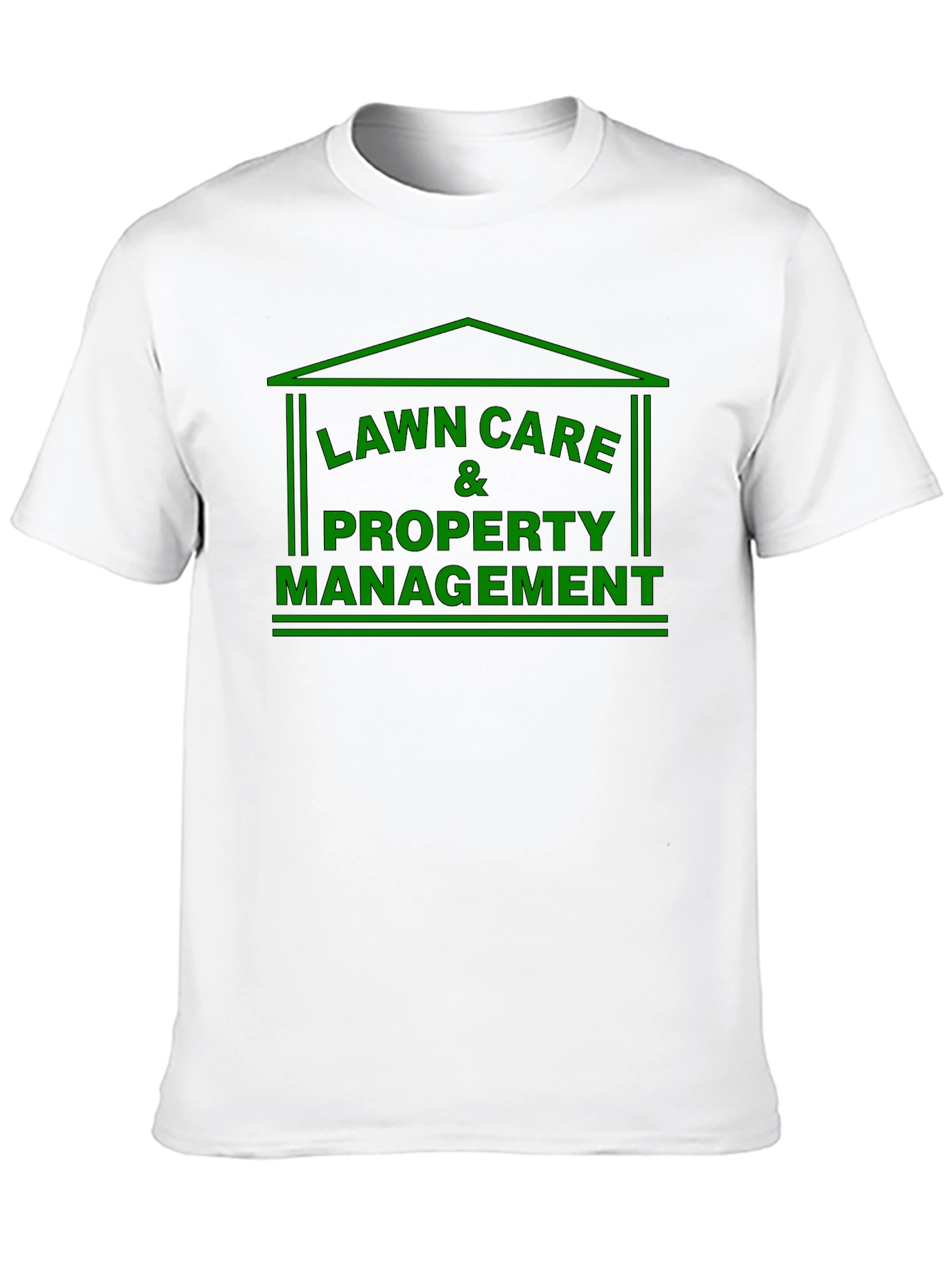 Lawn Care & Property Management Black T-Shirt