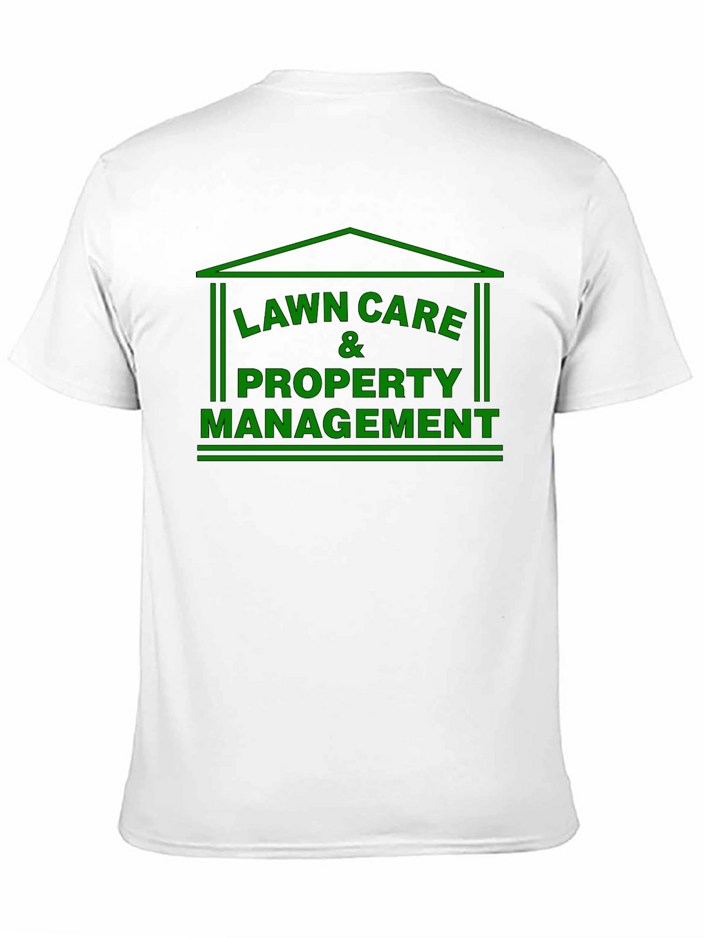Lawn Care & Property Management Black T-Shirt