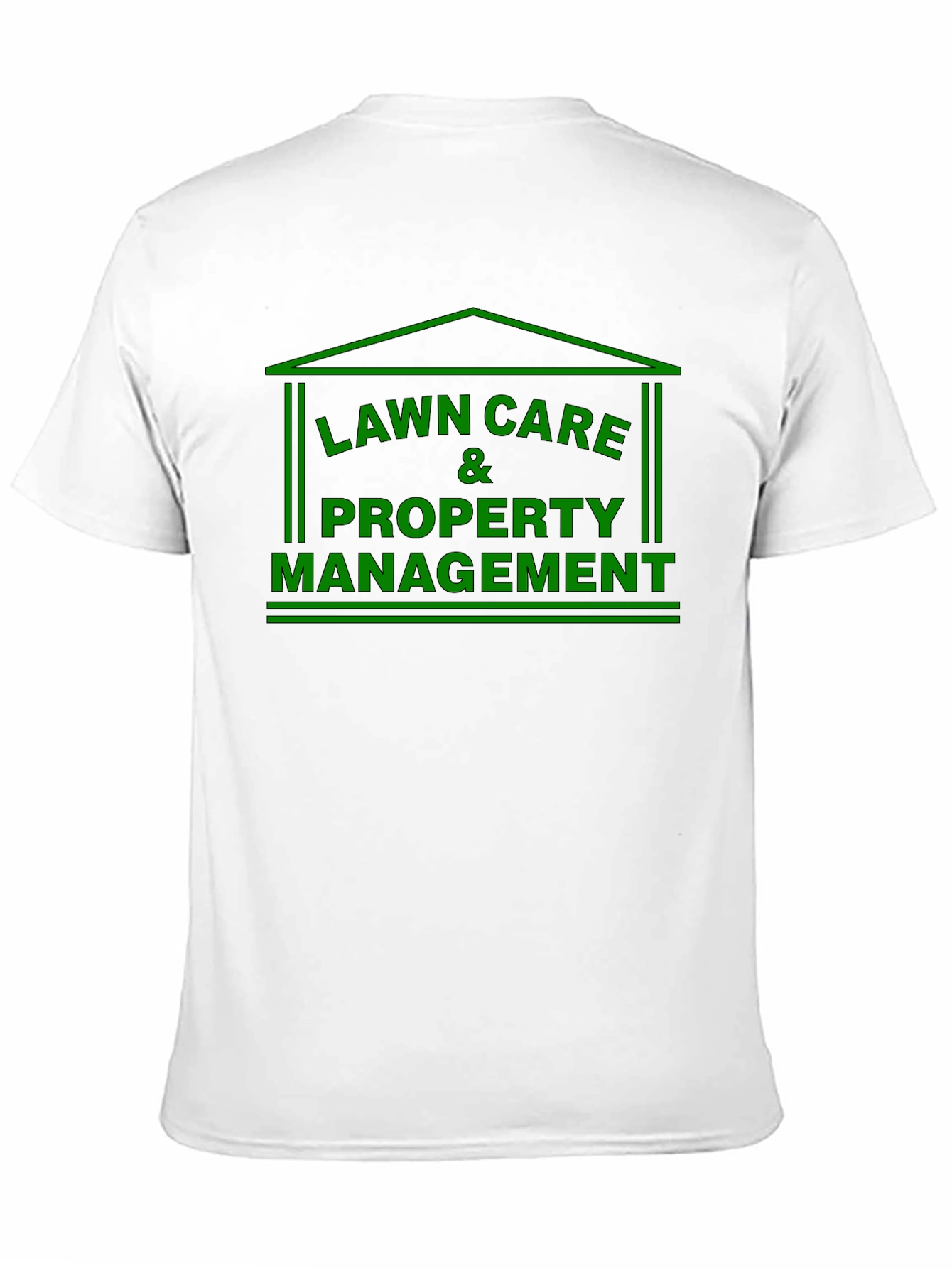 Lawn Care & Property Management Black T-Shirt