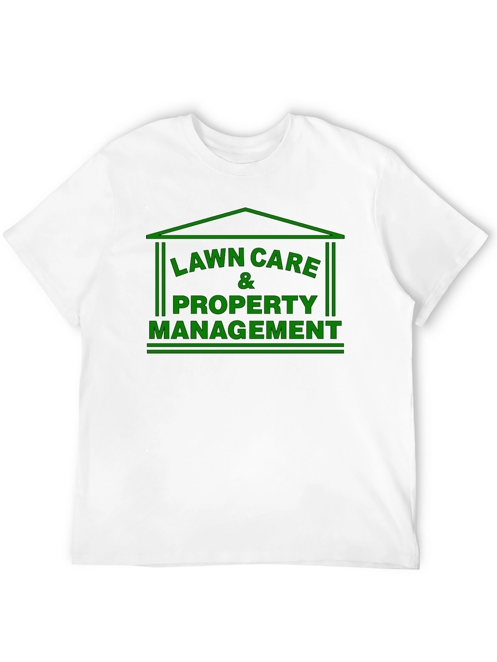 Lawn Care & Property Management Black T-Shirt