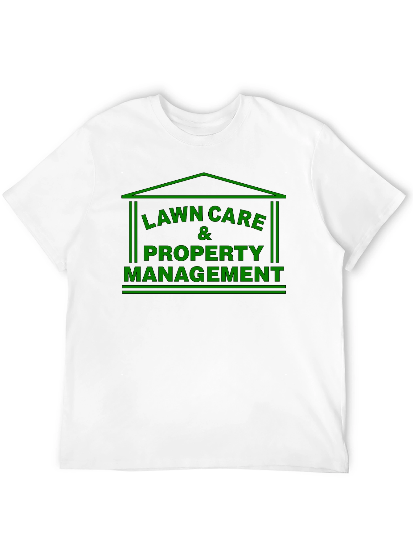 Lawn Care & Property Management Black T-Shirt