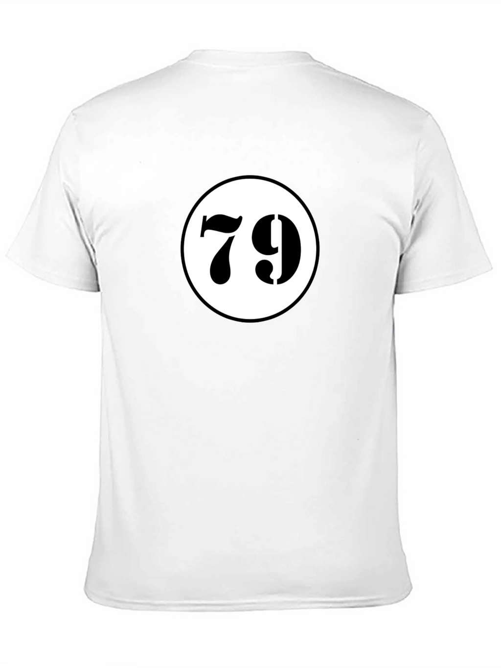 Lucky 79 Graphic Tee - Black Cotton T-Shirt