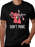 Dont Panic Flamingo T-Shirt