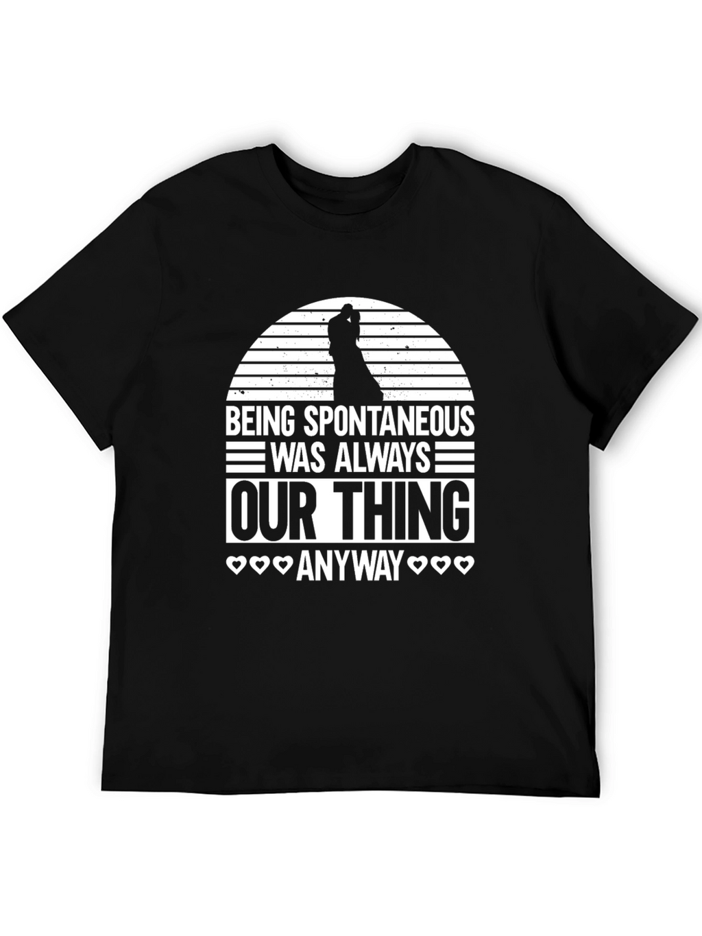 Spontaneous Thing Black Graphic Tee