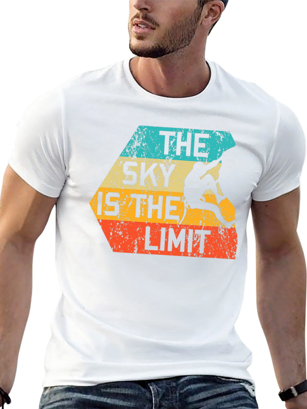 The Sky Is The Limit Climbing Graphic T-Shirt