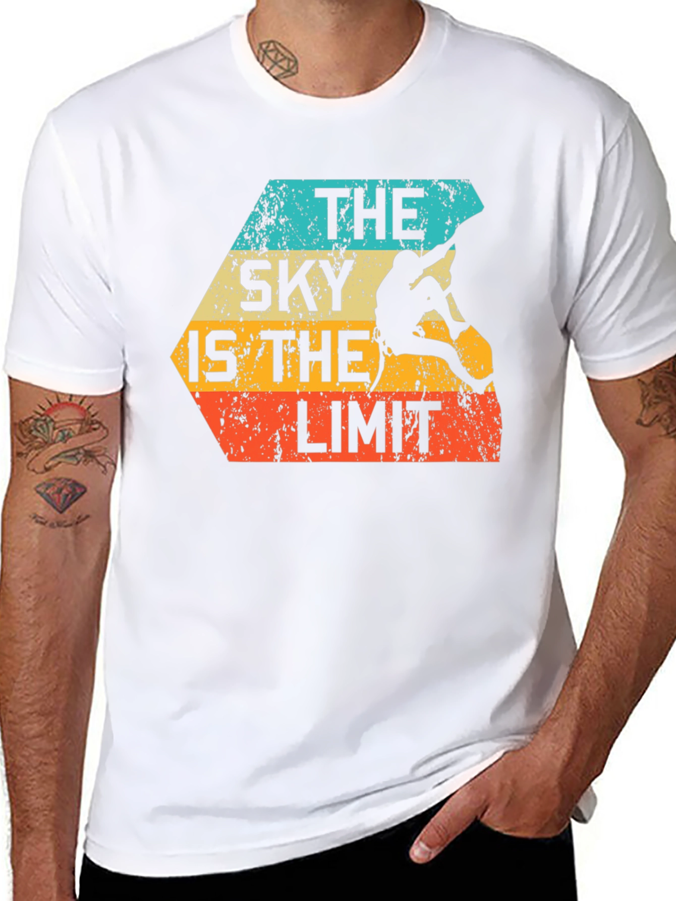 The Sky Is The Limit Climbing Graphic T-Shirt