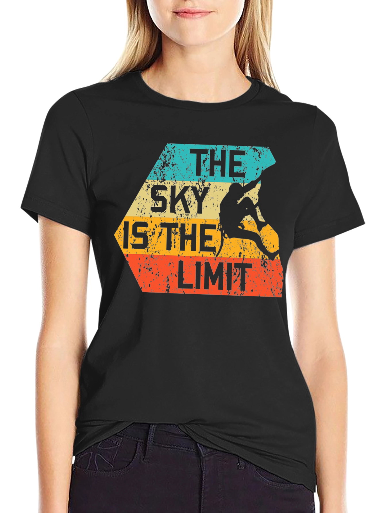 The Sky Is The Limit Climbing Graphic T-Shirt