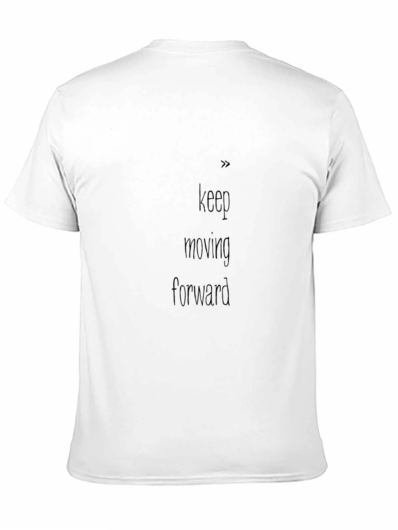 Keep Moving Forward Black T-Shirt