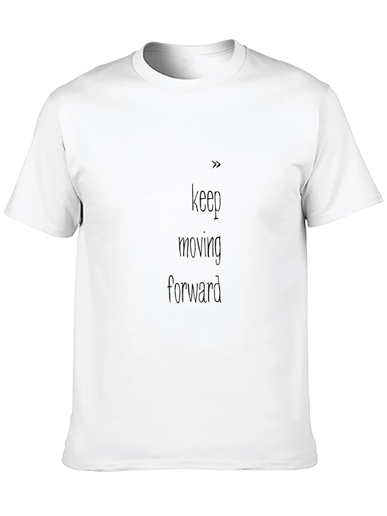 Keep Moving Forward Black T-Shirt