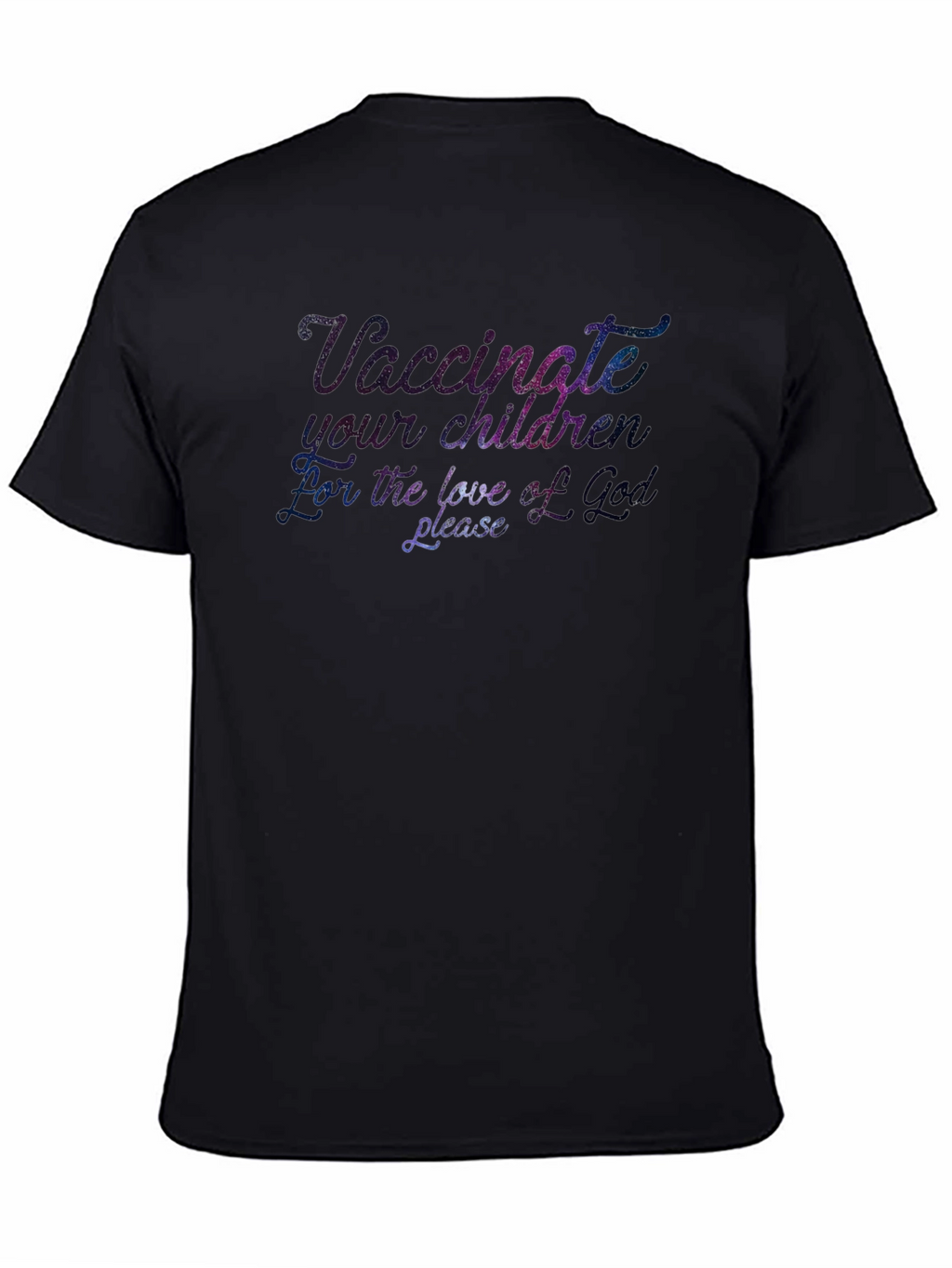 Vaccinate Your Children Graphic Tee - Black
